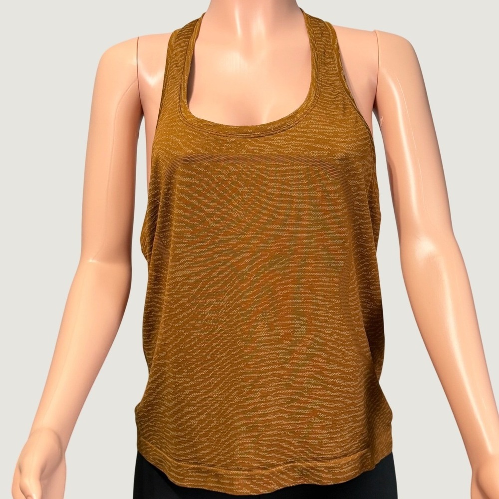 Lululemon Swiftly Tech Racerback Tank Top 2.0 Copper Spiced Bronze Size 14